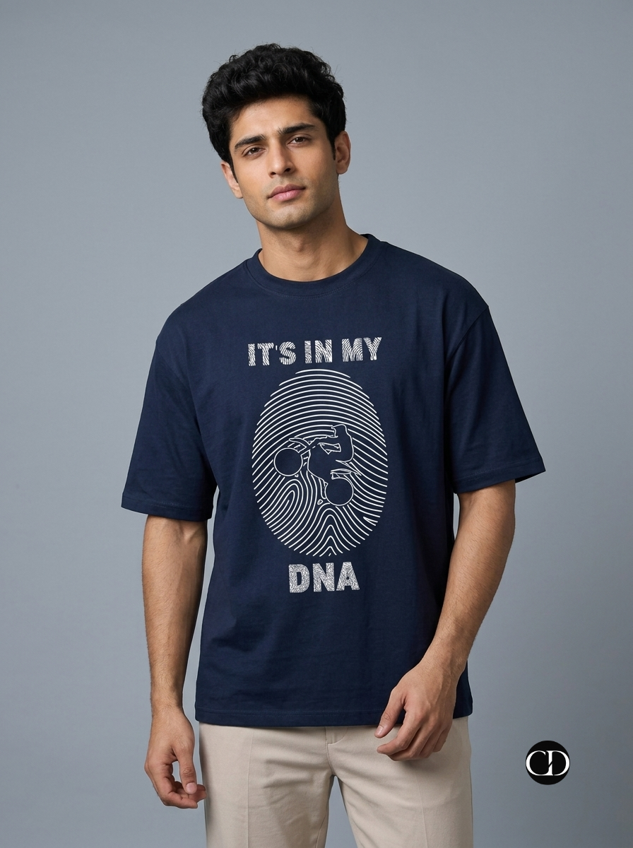 "It's In My DNA" Motocross Unisex Oversized T-Shirt
