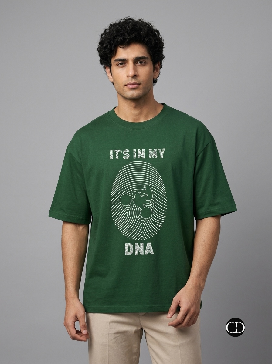 "It's In My DNA" Motocross Unisex Oversized T-Shirt