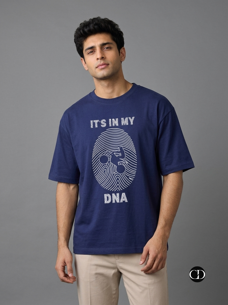"It's In My DNA" Motocross Unisex Oversized T-Shirt