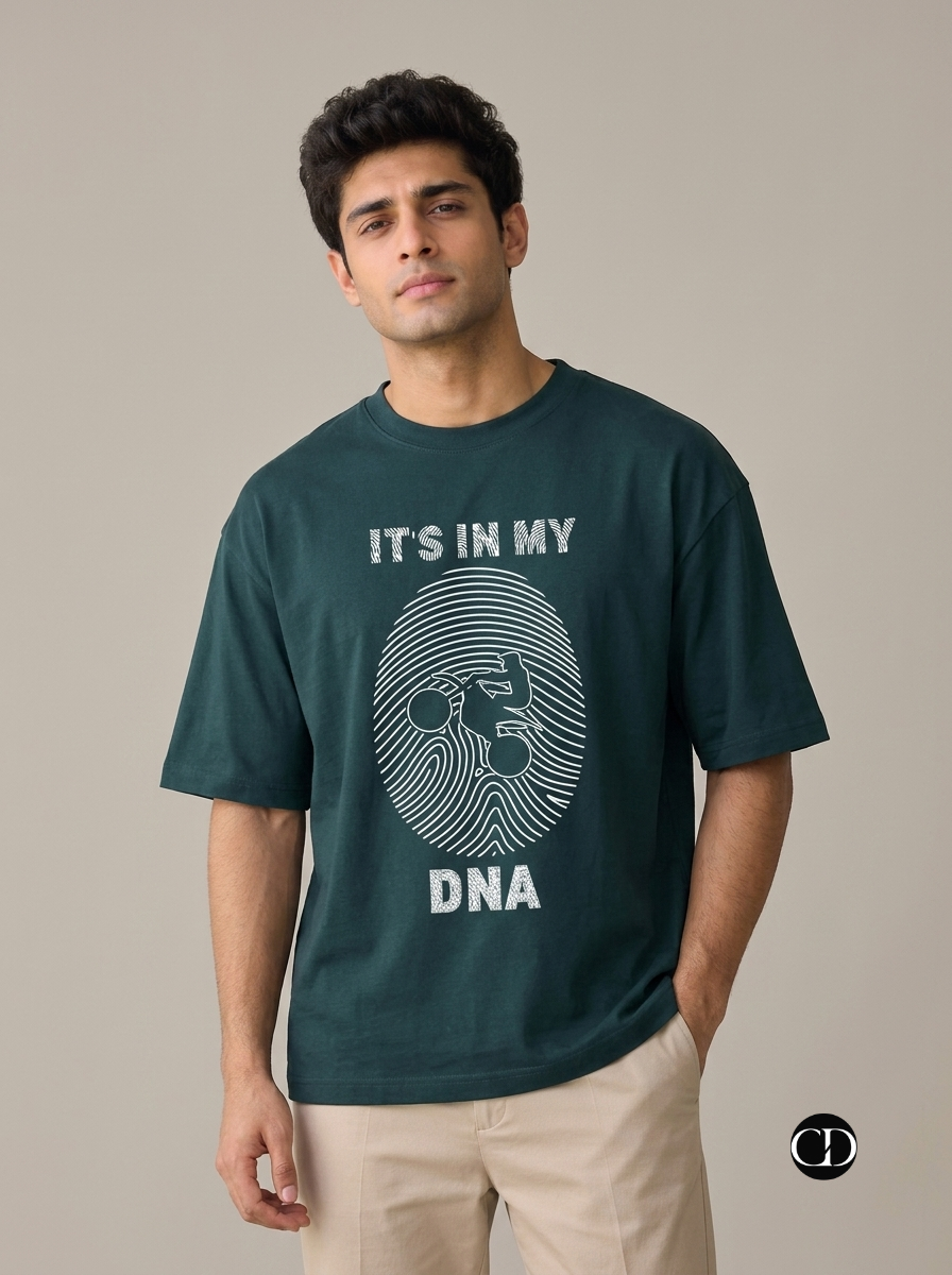 "It's In My DNA" Motocross Unisex Oversized T-Shirt