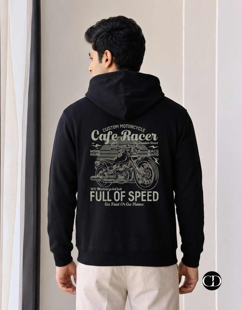 Cafe Racer - Premium Streetwear Unisex Hoodie